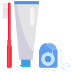 Toothbrush and Toothpaste graphic
