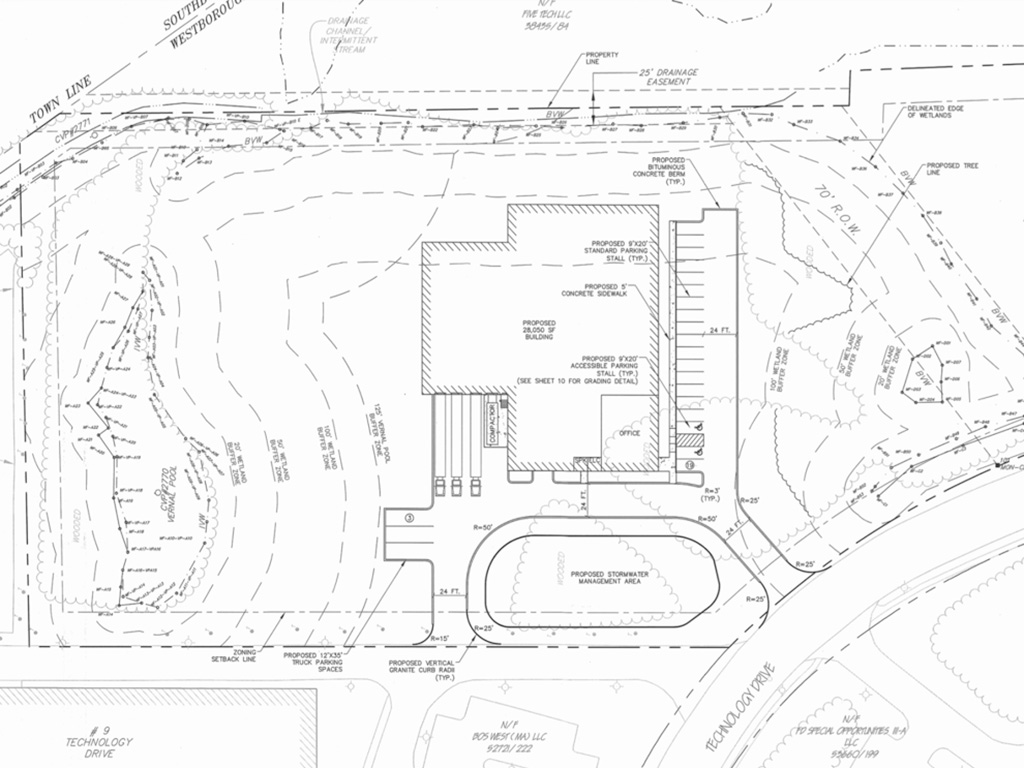Blueprint of proposed Provision Ministries distribution site